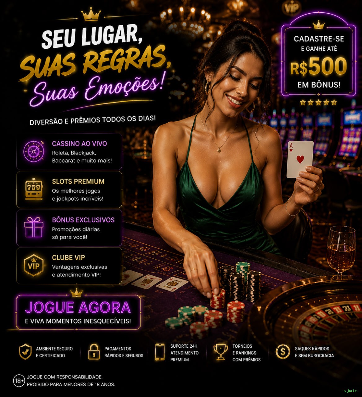 Acessar jogos e bônus no APK